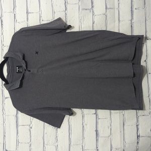 Hurley + Nike DRI fit Gray with Blue Flecks Polo Shirt Men's Size Medium